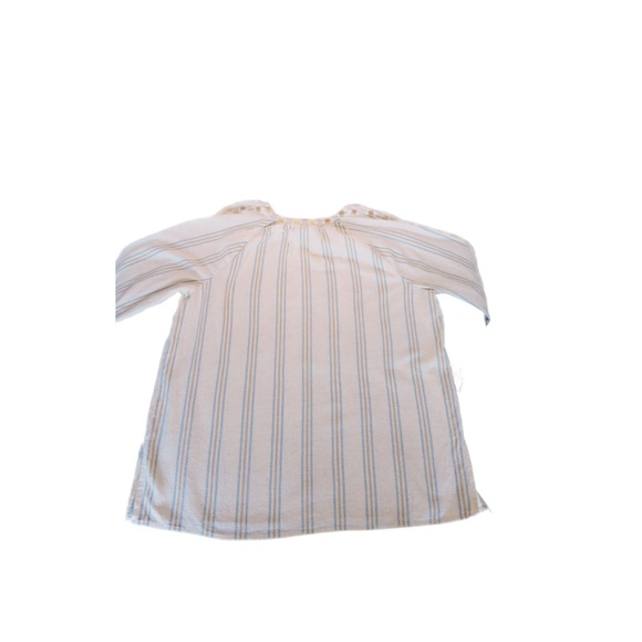 J. Jill Pure Jill Striped Embroidered Tunic - Neutral Colors - Size 2X - Picture 7 of 8